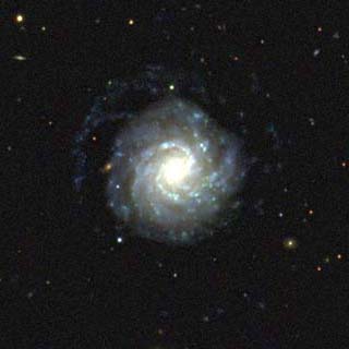 Face-on spiral galaxy