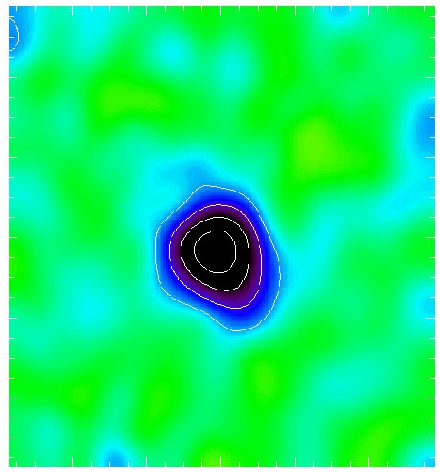 galaxy cluster Abell 3219, imaged in SZ by the Planck Explorer