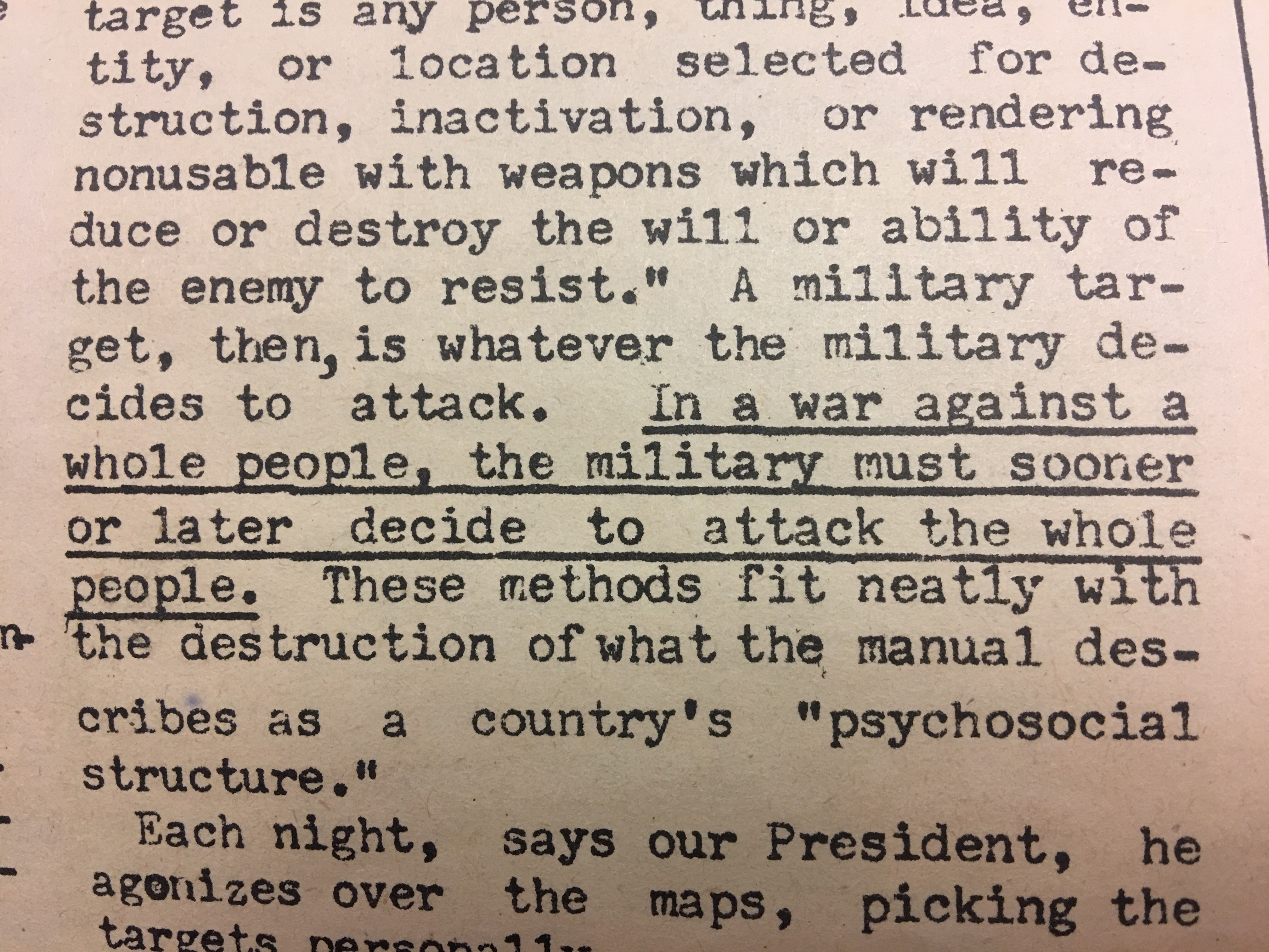 War on people