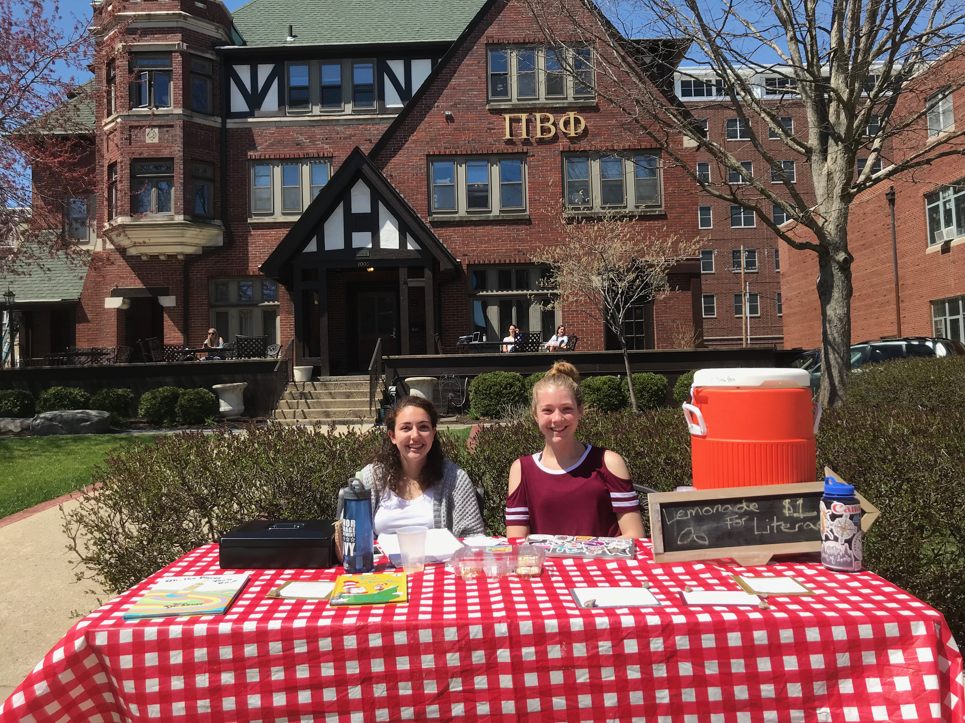 Pi Phi Lemonade for Literacy 2018