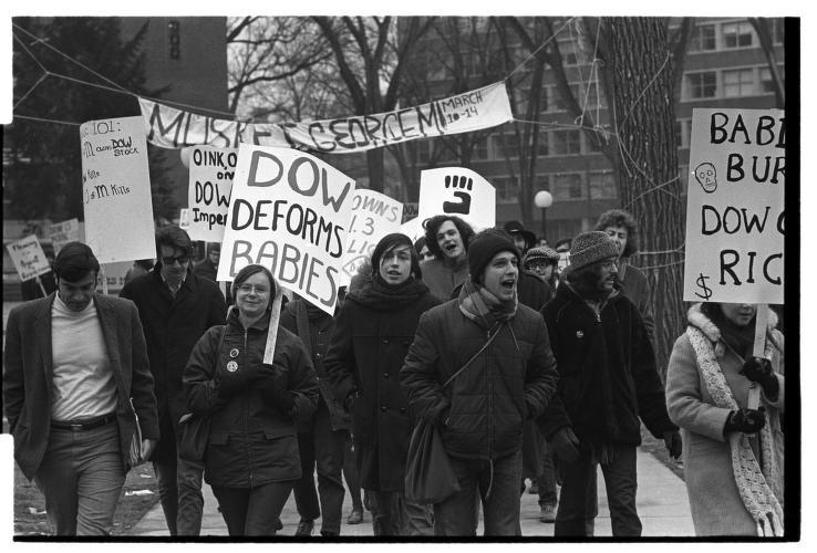 DOW chemical protest.